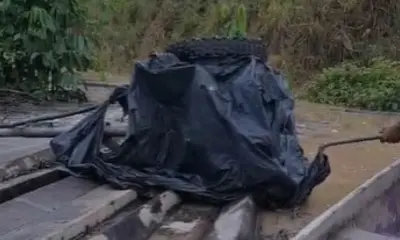 Em Sena Madureira, ribeirinha encontra motor preso a estacas após repiquete