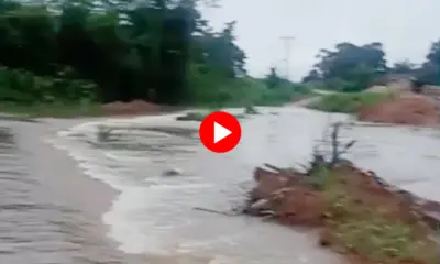 Igarapé transborda e isola moradores do Ramal dos Paulistas, em Porto Acre