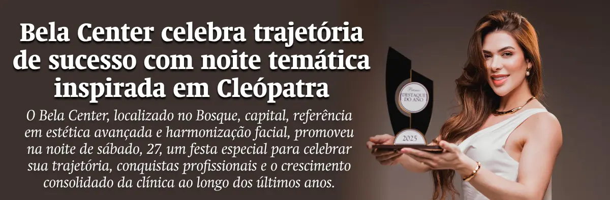Bela Center celebra trajetória de sucesso com noite temática inspirada em Cleópatra