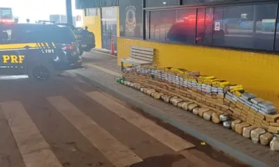 PRF apreende mais de meia tonelada de drogas na BR-364, em Vilhena