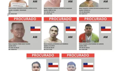 Justiça divulga lista nacional dos criminosos mais procurados; oito são do Amazonas