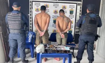Homem são presos com armas e maconha em Marechal Thaumaturgo