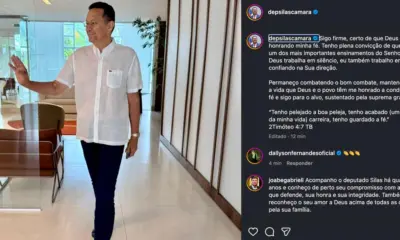 Após ser exposto, Silas Câmara posta: “eu também trabalho em silêncio”