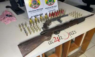 Homem é preso com fuzil e munições em operação no Belo Jardim II