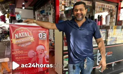 Movimento cresce no Centro com o “Natal Premiado do Calçadão”