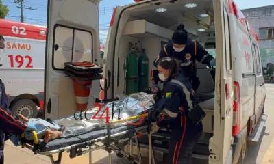 Homem sofre descarga elétrica durante ligação de energia