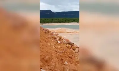 Vídeo: barragem se rompe e causa estragos em Ponte Alta do Bom Jesus (TO)
