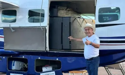 Bocalom acompanha chegada de drones que farão espetáculo em Rio Branco