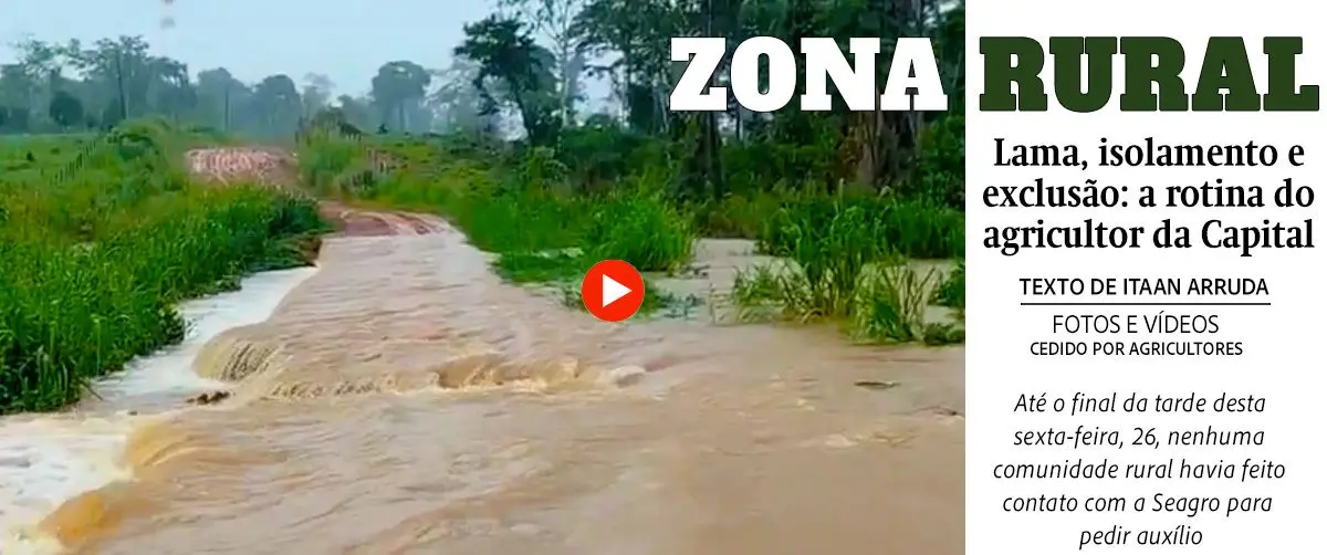 Lama, isolamento e exclusão: a rotina do agricultor da Capital