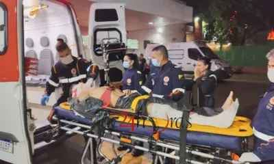 Colisão entre motocicletas deixa motoboy e professor feridos em Rio Branco