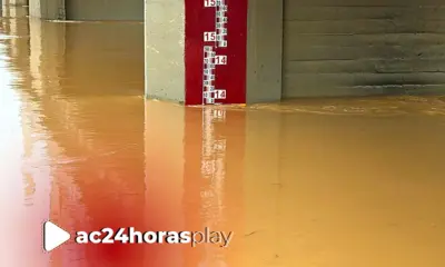 Rio Acre atinge cota de transbordamento de 14 metros na capital