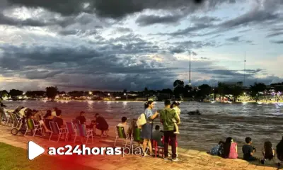 Rio Acre chega a medição de 15,13 metros segundo a Defesa Civil Municipal