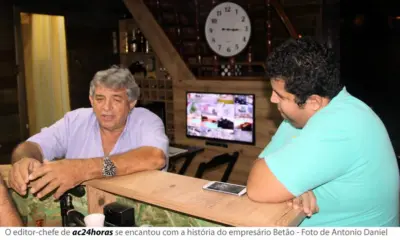 Em 2015, Betão contou sua história em entrevista exclusiva ao ac24horas