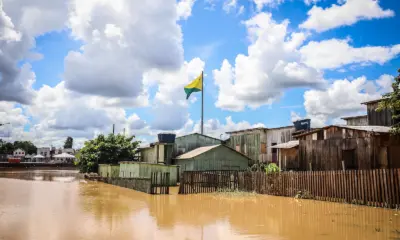 Na medição das 15h, vazante continua e Rio Acre mede 15,22m