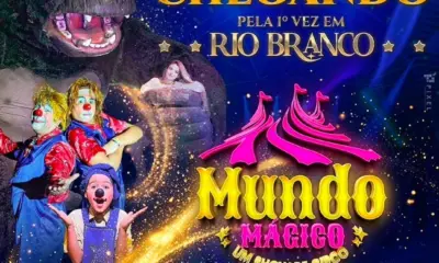 Circo Mundo Mágico anuncia estreia em Rio Branco