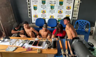 Sete pessoas são presas por furto e outros crimes em Marechal Thaumaturgo