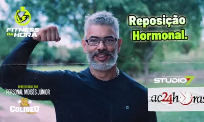 Educador alerta para aumento de lesões em pessoas que fazem reposição hormonal no Fitnes da Hora