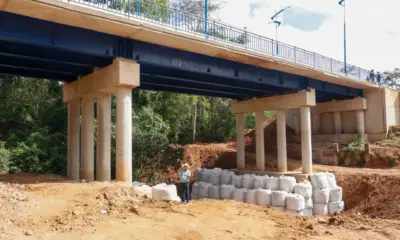 Defesa Civil identifica movimentação no solo sob ponte do Igarapé Redenção