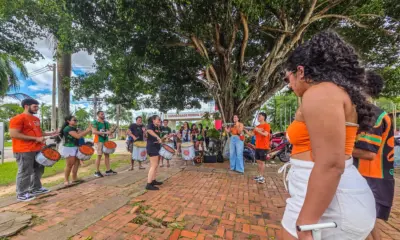 Atlética de Medicina da Ufac recebe candidatos com bateria, brindes e defesa do bônus regional