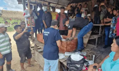 Com apoio aéreo, PC realiza perícia em aldeia indígena após morte de homem no Rio Iaco