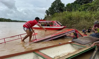 Cinco acidentes com embarcações já foram registrados no Juruá