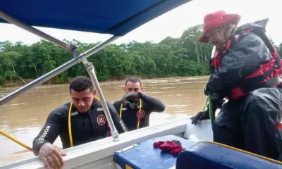 Corpo de Bombeiros encerra buscas por menina desaparecida em colisão de embarcações