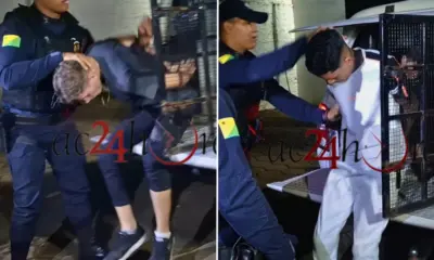 Dupla é presa após assalto a farmácia na Avenida Sobral, em Rio Branco