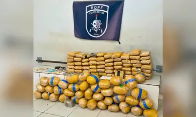 Bope apreende mais de 106 quilos de maconha no Conjunto Cabreúva