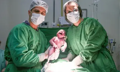 Pesando 3,9kg e com 48 centímetros, Rebeca é a primeira criança a nascer no Acre em 2026