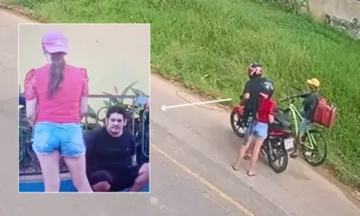 Polícia prende casal que assaltou ciclista entregador no bairro Tancredo Neves