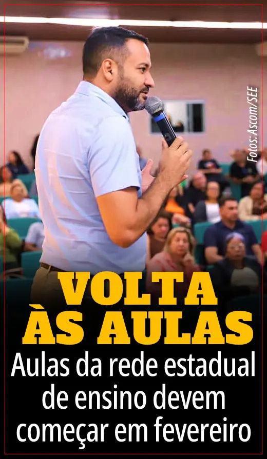 Aulas da rede estadual do Acre devem começar em fevereiro