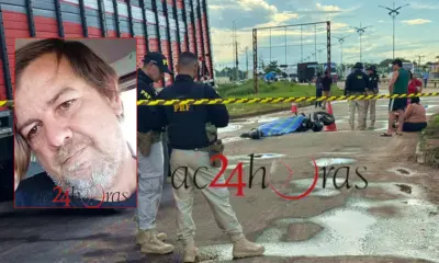 Motociclista de aplicativo morre após colisão com caminhão na capital