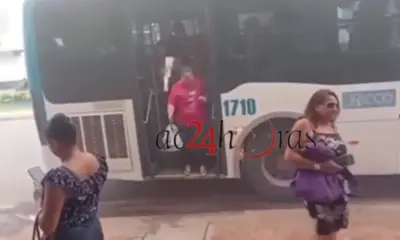 Ônibus apresenta princípio de incêndio na Via Chico Mendes e passageiros deixam coletivo