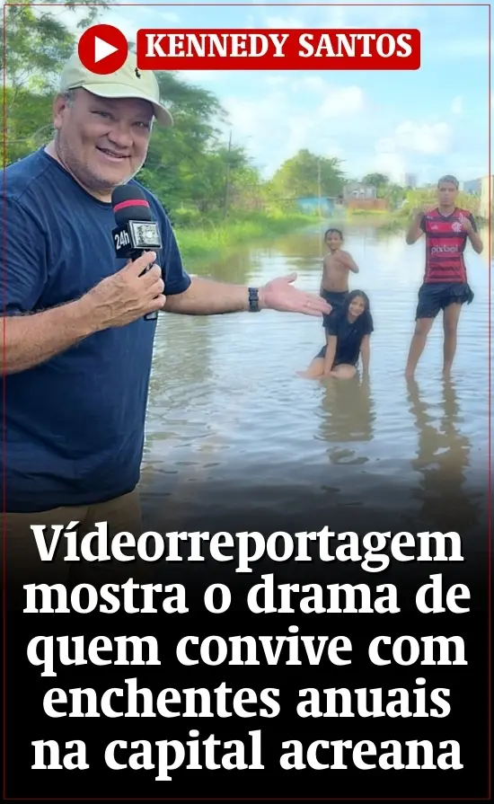 Vídeorreportagem mostra o drama de quem convive com enchentes anuais na capital acreana