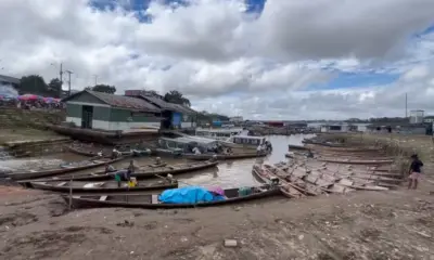 Seca atípica no Amazonas esvazia rios e prejudica transporte em cidades do interior