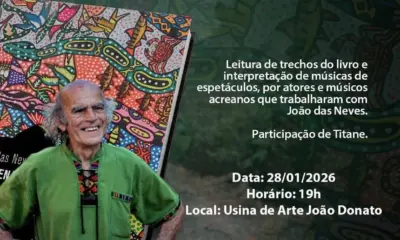 Livro sobre a obra amazônica de João das Neves será lançado com encontro de artistas acreanos