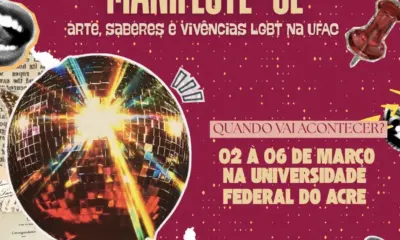Ufac realiza 3º Festival Manifeste-se com foco em arte, saberes e vivências LGBT