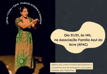 Oficina vivencial une Libras, corpo e teatro em experiência artística inclusiva