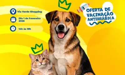 Feira de adoção de pets acontece neste domingo com vacinação antirrábica