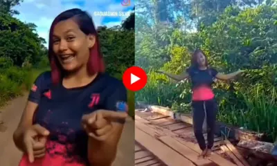 Moradora de Porto Acre usa paródia musical para cobrar melhorias em ramal