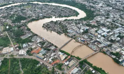 Rio Branco e Cruzeiro do Sul estão sob risco moderado de inundação, indica Cemaden