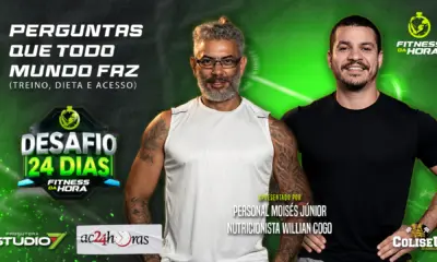 Programa Fitness da Hora esclarece mitos sobre treino e dieta no Desafio 24 Dias