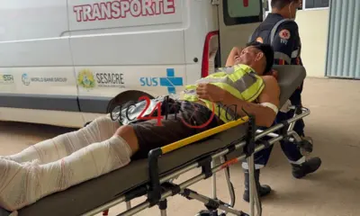 Homem é agredido por grupo criminoso e sofre fraturas nas pernas