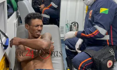 Detento monitorado por tornozeleira é agredido com ripas e atacado por pitbull