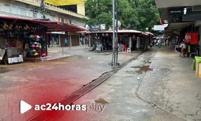 Início de ano tem lojas fechadas e pouco movimento no centro de Rio Branco