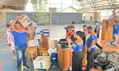 Famílias começam a deixar abrigo público após recuo do Rio Acre em Rio Branco