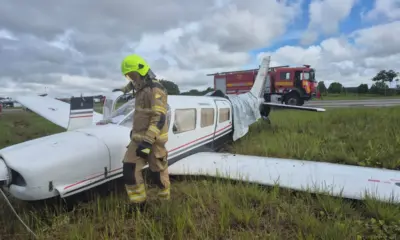 Avião sai da pista após falha durante tentativa de decolagem no aeródromo de Tarauacá