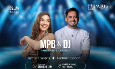 Restaurante Paris Garden promove noite de MPB e DJ nesta sexta