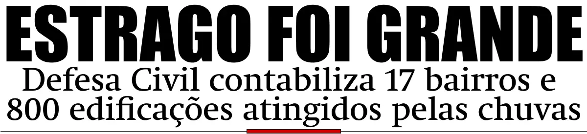 Defesa Civil contabiliza 17 bairros e 800 edificações atingidos pelas chuvas em Rio Branco