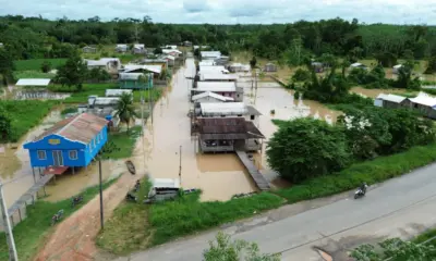 Rio Tarauacá segue acima da cota de transbordamento